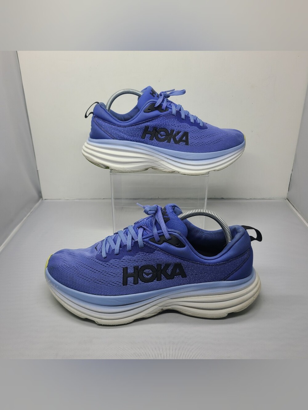 Hoka One Bondi 8  Blue/Cosmos Athletic Shoes Sneakers women size 11 B